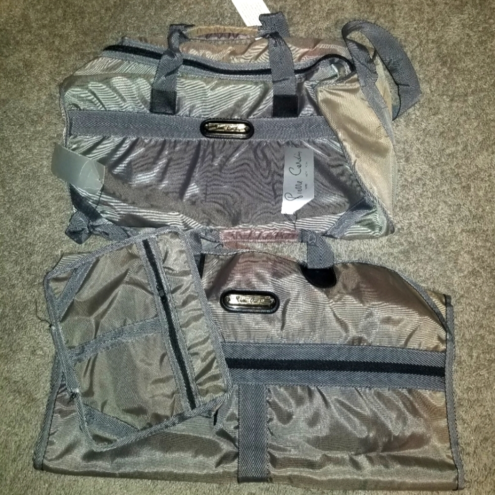 Vintage 3 piece Pierre Cardin travel set